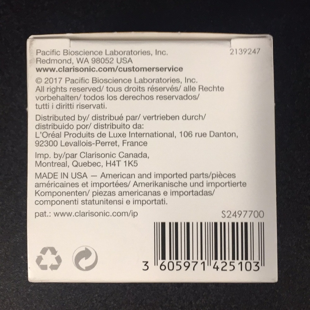 QT (3) NEW IN BOX Clarisonic brush head SMART - Picture 2 of 3